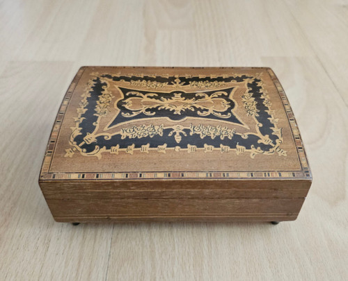Vintage musical wood inlay - vintage,