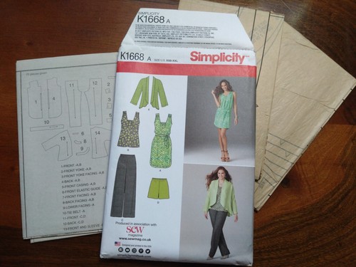 Simplicity sewing pattern - simplicity,
