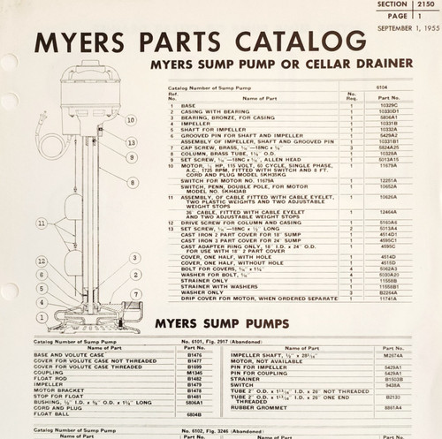 1955 myers olympian sump - 1955,