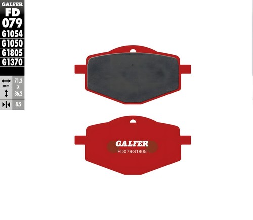 Galfer semi metal offroad - semi-metal,