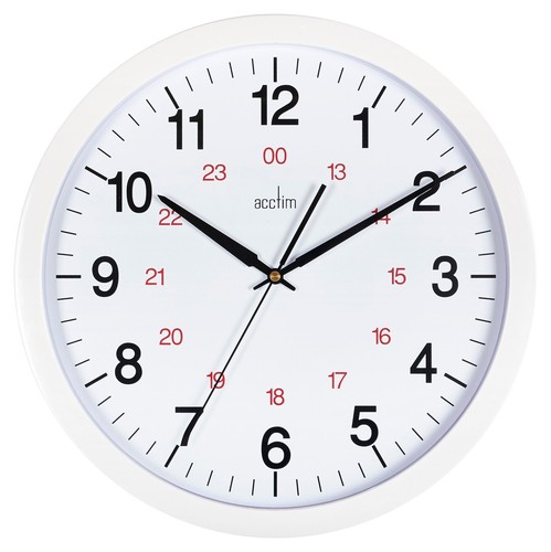 Acctim metro wall clock - metro, 14"