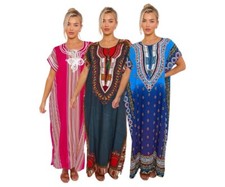 Moroccan Kaftan Dress Summer Women Caftan Embroidered Casual Dress| One Size Fit