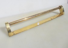 Vintage Brass Kitchen Roll Holder Foil Baking Paper Art Deco Antique Strung 19"W