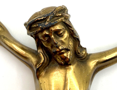Vintage brass bronze - brass,