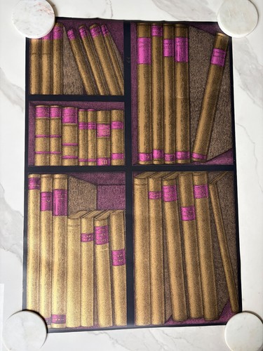 Fornasetti libris wallpaper - libris,