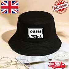 Unisex Oasis Band Bucket Hat – Concert Essential Birthday Gift New UK Seller