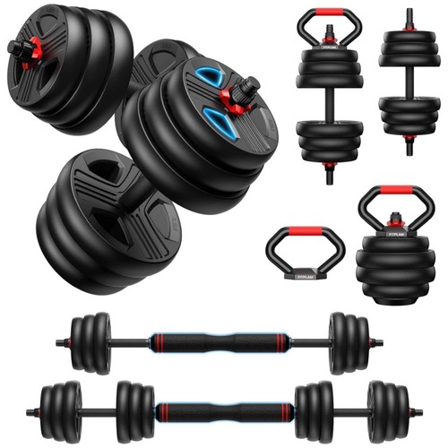5in1 adjustable dumbbell set - adjustable,