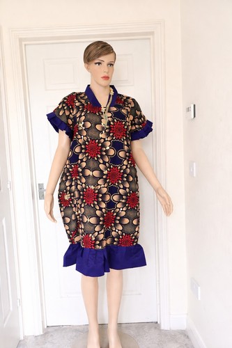 African print midi - african,