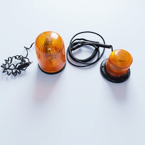 Amber warning beacon lights - warning,