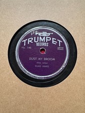 78Rpm, Delta Blues Classic, Elmore James 'Dust My Broom / Catfish Blues' Trumpet