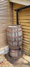 Solid Oak Barrel Water Butt