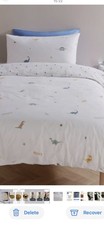 Dino Duvet Cover Bedding Set Reversible with Pillowcase Quilt Junior Single