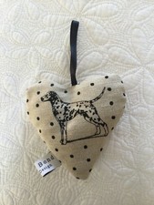 Emily Bond Heart Lavender bag dalmatian dog