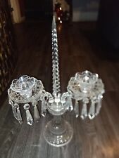 1 WATERFORD CRYSTAL  CANDELABRA CENTERPIECE,  20" tall Perfect condition