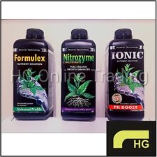 Growth Technology Nitrozyme, Formulex, Ionic PK Boost - 100ml/300ml/1L/5L Litre