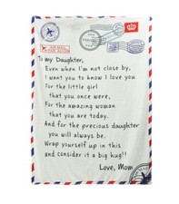 Fleece Blanket Letter To My