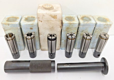 Myford collet set No 2 MT - 6 Collets, Closing Tube And Nose