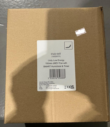 Zehnder cv2 1ht unity - unity, low