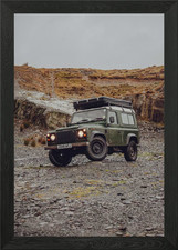 Green Land Rover Defender In