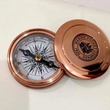 Marine Copper Pocket Compass