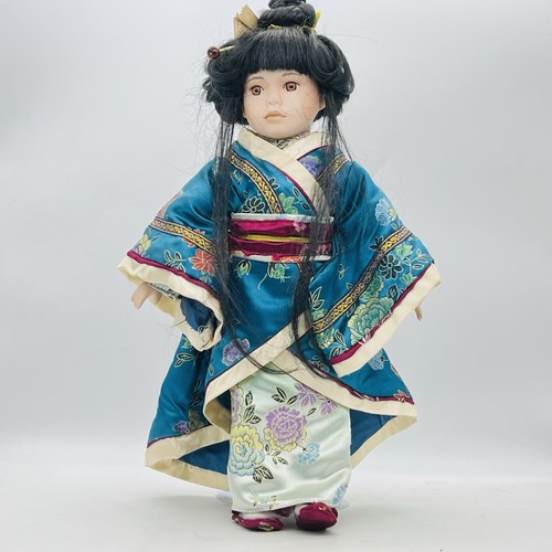 Vintage porcelain doll - vintage,