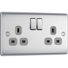 BG Electrical Double Switched