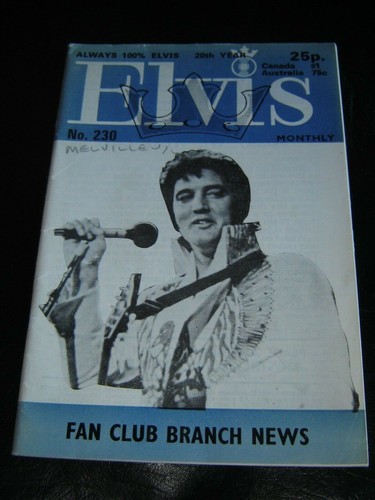 Elvis presley monthly magazine - monthly,