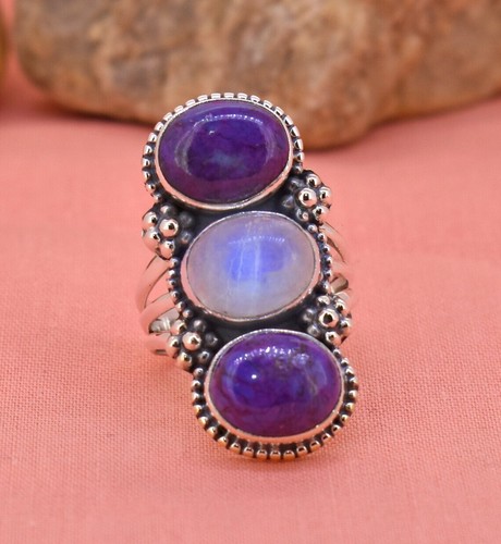 African amethyst moonstone - african, amethyst,