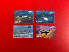 TANZANIA 1999 MNH AVIATION AMREF WESTWIND MORNING STAR PIPER WARRIOR