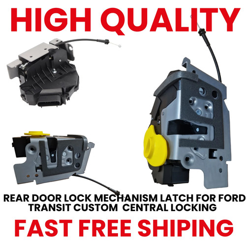 Rear door lock mechanism latch - mechanism,