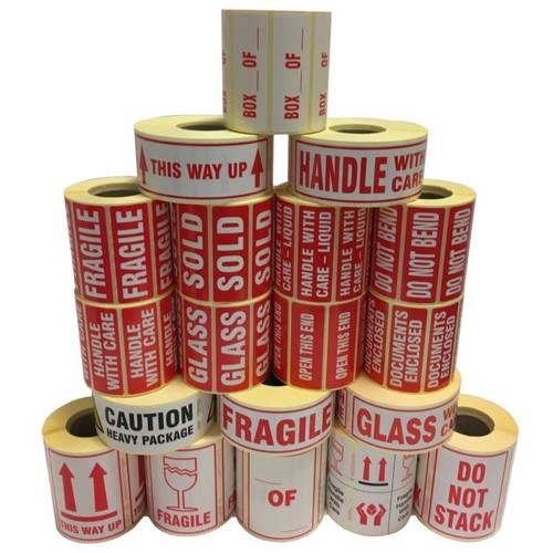 Postage parcel stickers labels - postage,