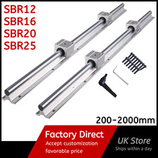 2PCS SBR12/16/20/25 Linear