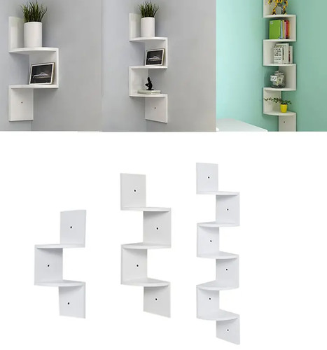 Tier floating corner shelves - 5,