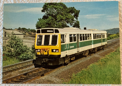 Unused train railway postcard - unused,