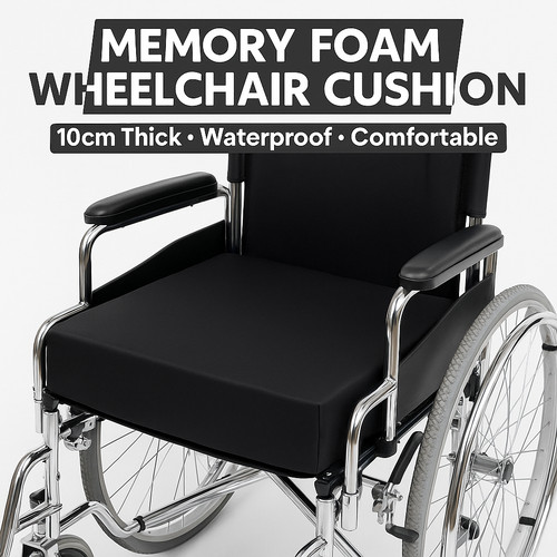 Memory foam wheelchair - memory, seat