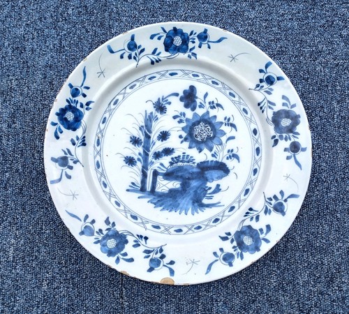 Antique handpainted blue - antique,