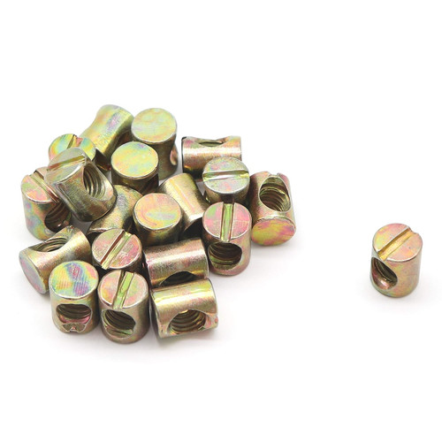 Pack 15mm barrel nuts - 20-pack, m8