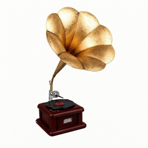 Antique style gramophone - antique,