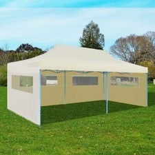Dakota Fields 6m x 3m Steel Party Tent Gazebo Cream Durable Outdoor Shelter