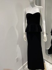 BCBG Long Skirt and Bustier Set Black 0