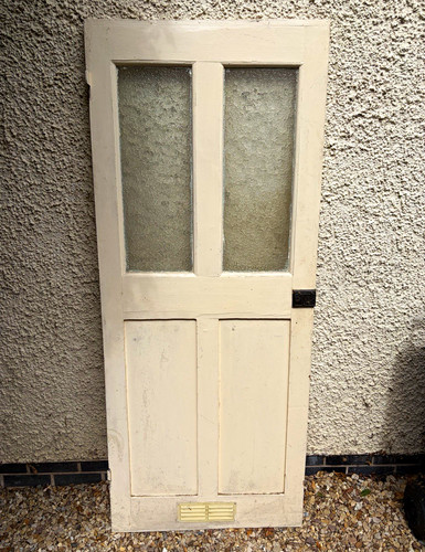 White painted wood - white, internal