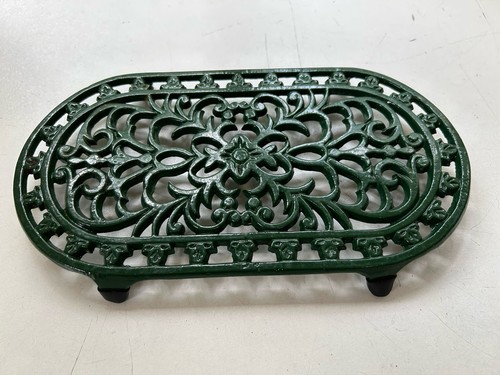 Ornate cast iron dark green - dark,