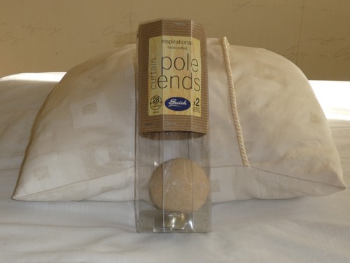 Curtain pole ends set - pole,