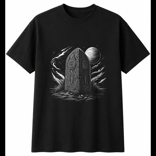 Rune stones windswept - stones, viking
