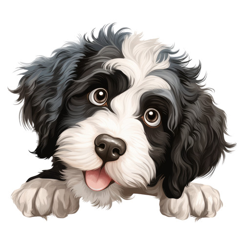Portuguese water dog - 5x,