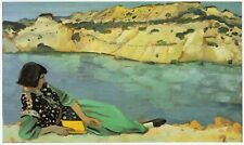 Blue Pool Augustus John vintage print in 11x14 inch mount ready to frame SUPERB