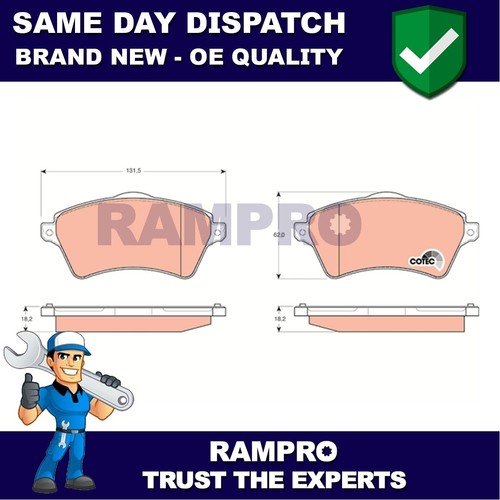 Rampro front brake - front, pads