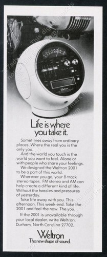 1972 weltron 2001 - 1972, radio