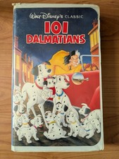 Walt Disney 101 Dalmations VHS Black Diamond Edition Clamshell Video Tape