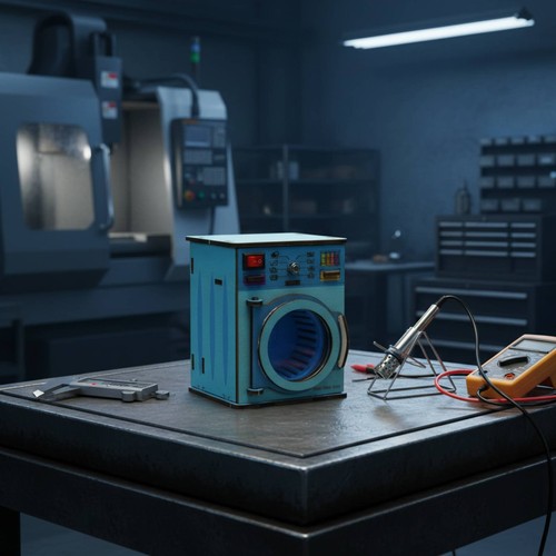 Diy washing machine - diy, model